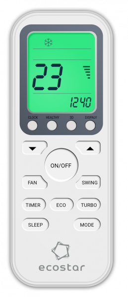 ECOSTAR ���������� ����� ������ �����-������� ����� RAY MULTI DC EU Inverter 2023 KVS-IMR12ST/IN